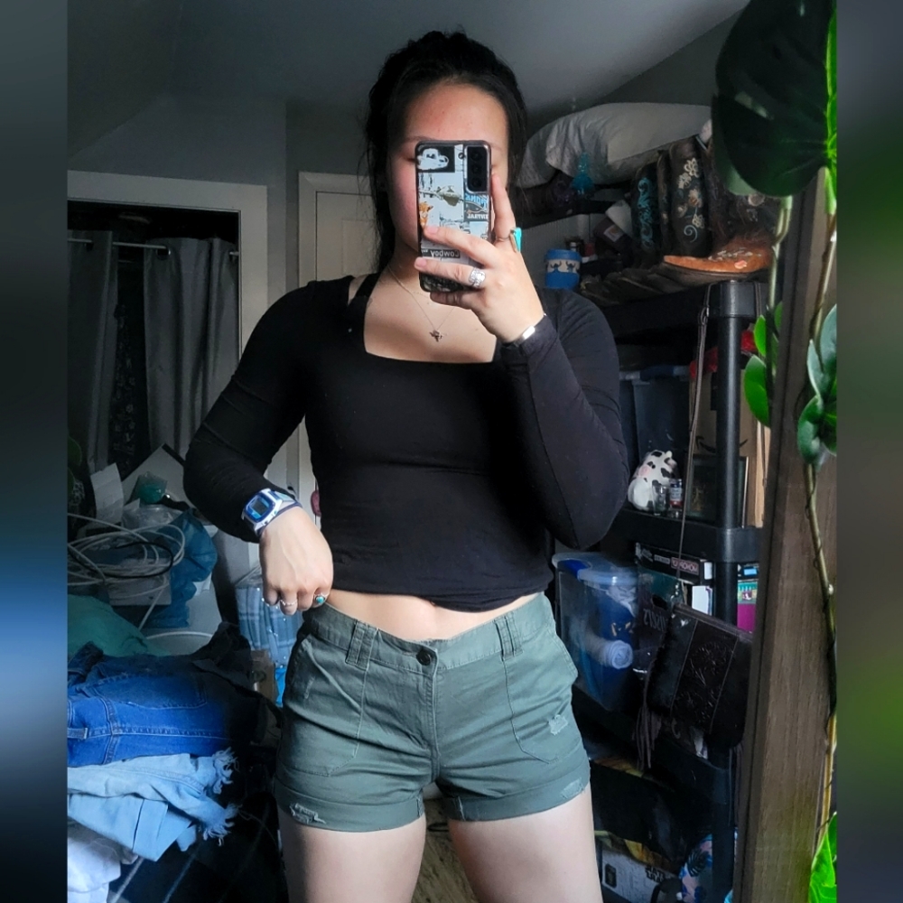Army Green Shorts